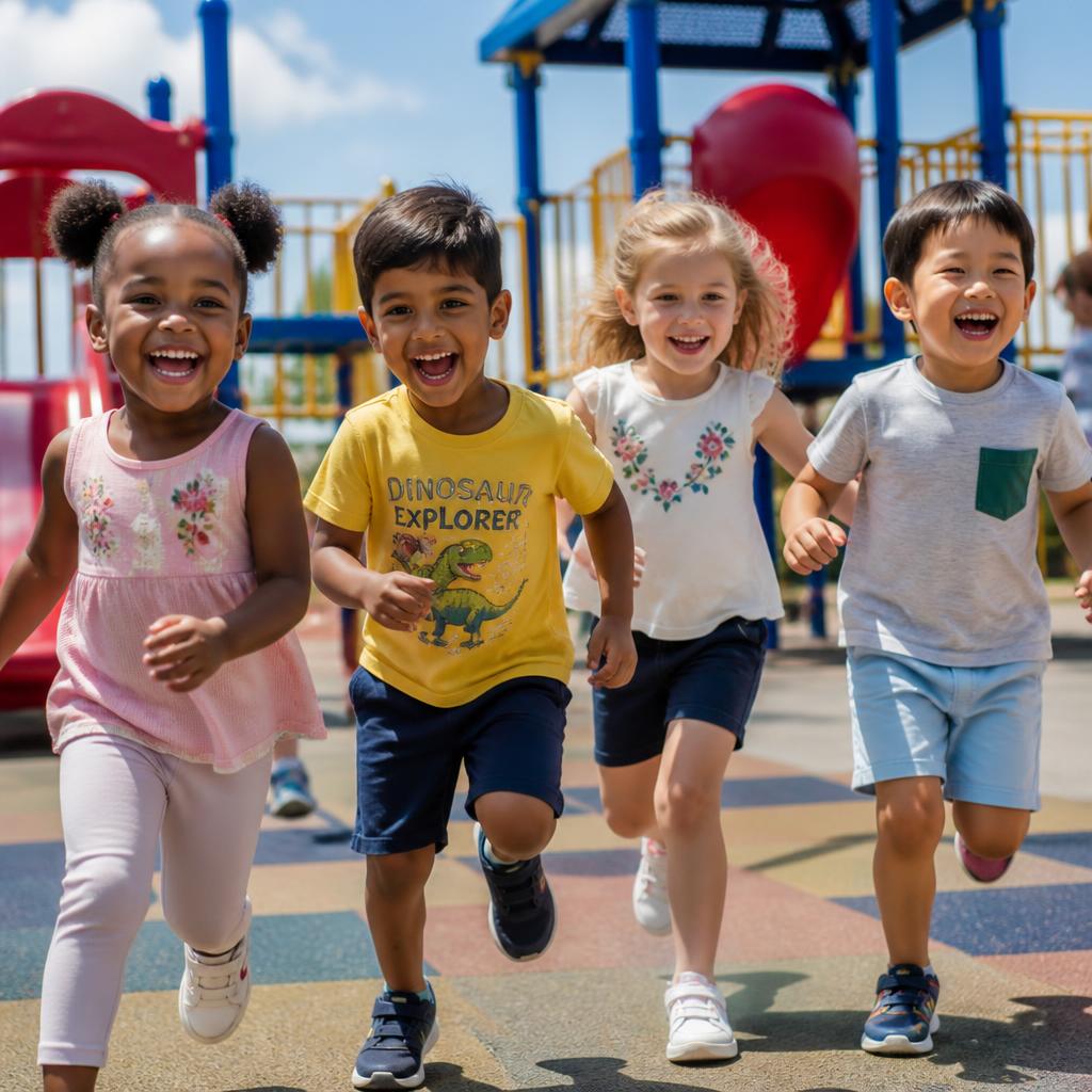 Outdoor playground fun